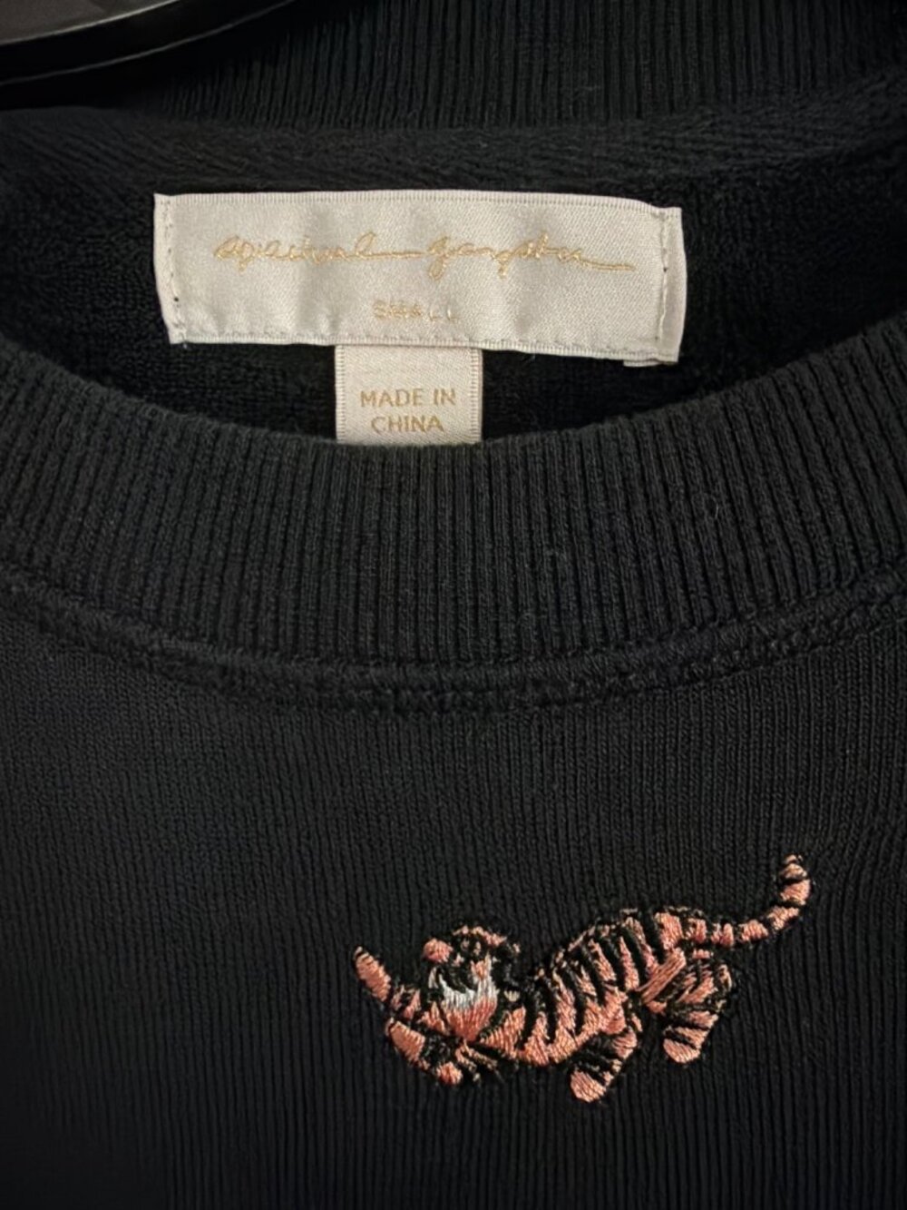 Spiritual Gangster Tiger Old School Pullover Sweatshirt Size S - Picture 2 of 3